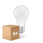 Mehrfachpackung 6x Ledvance Classic LED E27 Birne Matt 10W 1055lm - 827  | Dimmbar - Ersatz Für 75W