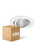 Mehrfachpackung 10x Philips Led-Spot Klar Accent G2 RS061B 6W 550lm 36D - 840  | 80mm - Dimmbar 