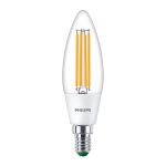 Philips MASTER LED Kerze Ultra Efficient E14 Kerze Klar 2.3W 485lm - 840  | Ersatz für 40W
