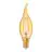 Osram Vintage 1906 LED E14 Gebogene Spitze Kerze Fadenlampe Gold 1.5W 120lm - 824  | Ersatz für 15W