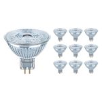 Lot 10x Ledvance Performance Spot LED Réflecteur GU5.3 MR16 6.5W 621lm 36D - 827 Blanc Très Chaud | Équivalent 50W