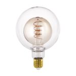 Eglo LED Globe E27 Filament Ambre 4W 200lm - 820  | Dimmable - Remplacement 25W