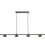 Nordlux Suspension luminaire Rail Clyde 20W 827 350lm 120D Noir - Métal | Dimmable