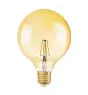 Osram Vintage 1906 LED E27 Globe Filament Dorée 125mm 4W 470lm - 824  | Remplacement 40W