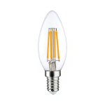 LED E14 Bougie Filament Claire 4.5W 470lm - 827 | Dimmable - Remplacement 40W