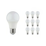 Lot 10x Classic LED E27 Poire Dépolie 4.9W 480lm - 840 Blanc Froid | Équivalent 40W