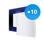 Lot 10x Dalle LED Eco V3.0 36W 3800lm - 865 | 60x60cm